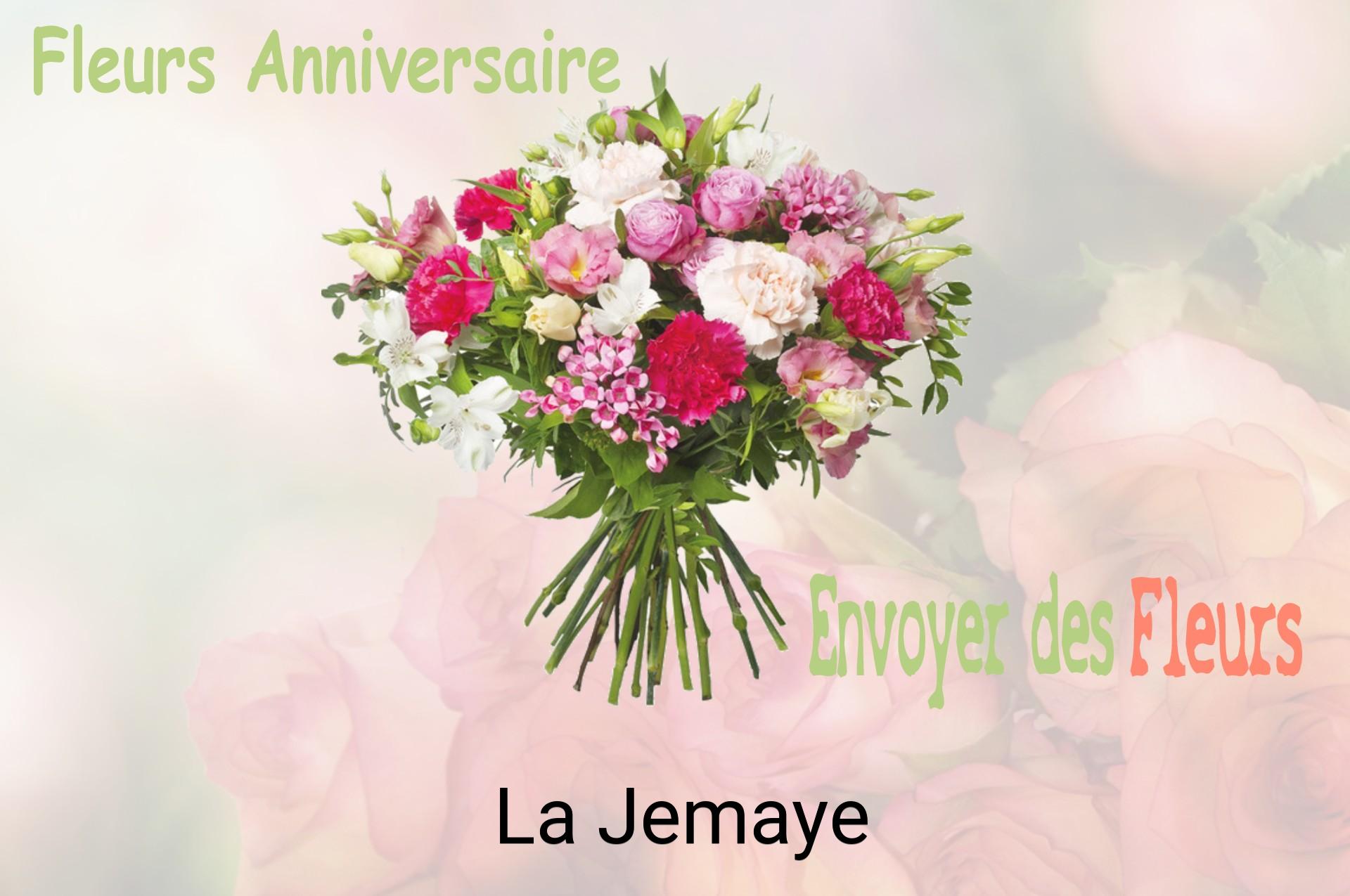 Bouquet de fleurs d’anniversaire livré à La Jemaye