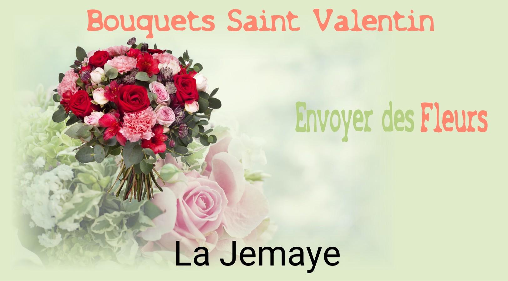 Roses de Saint-Valentin livrées à La Jemaye